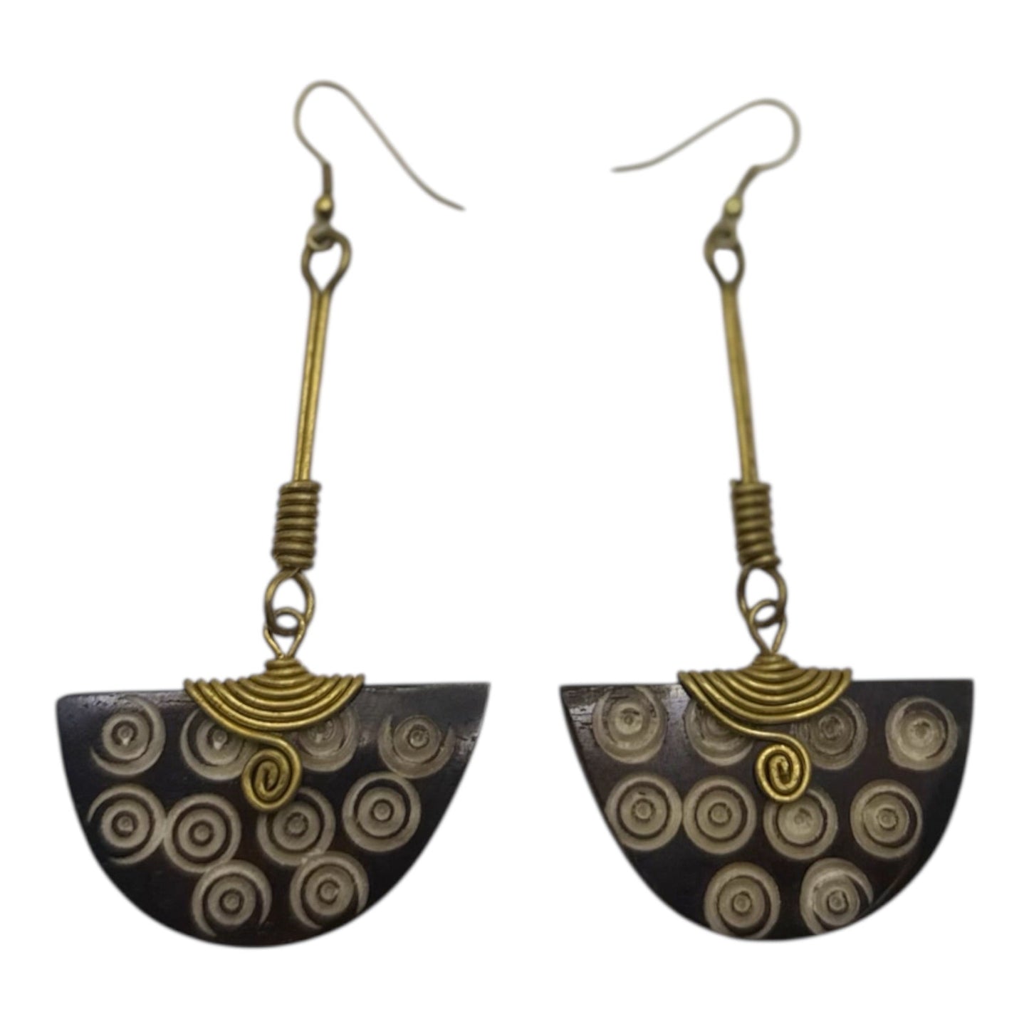 Circle Fan Earrings