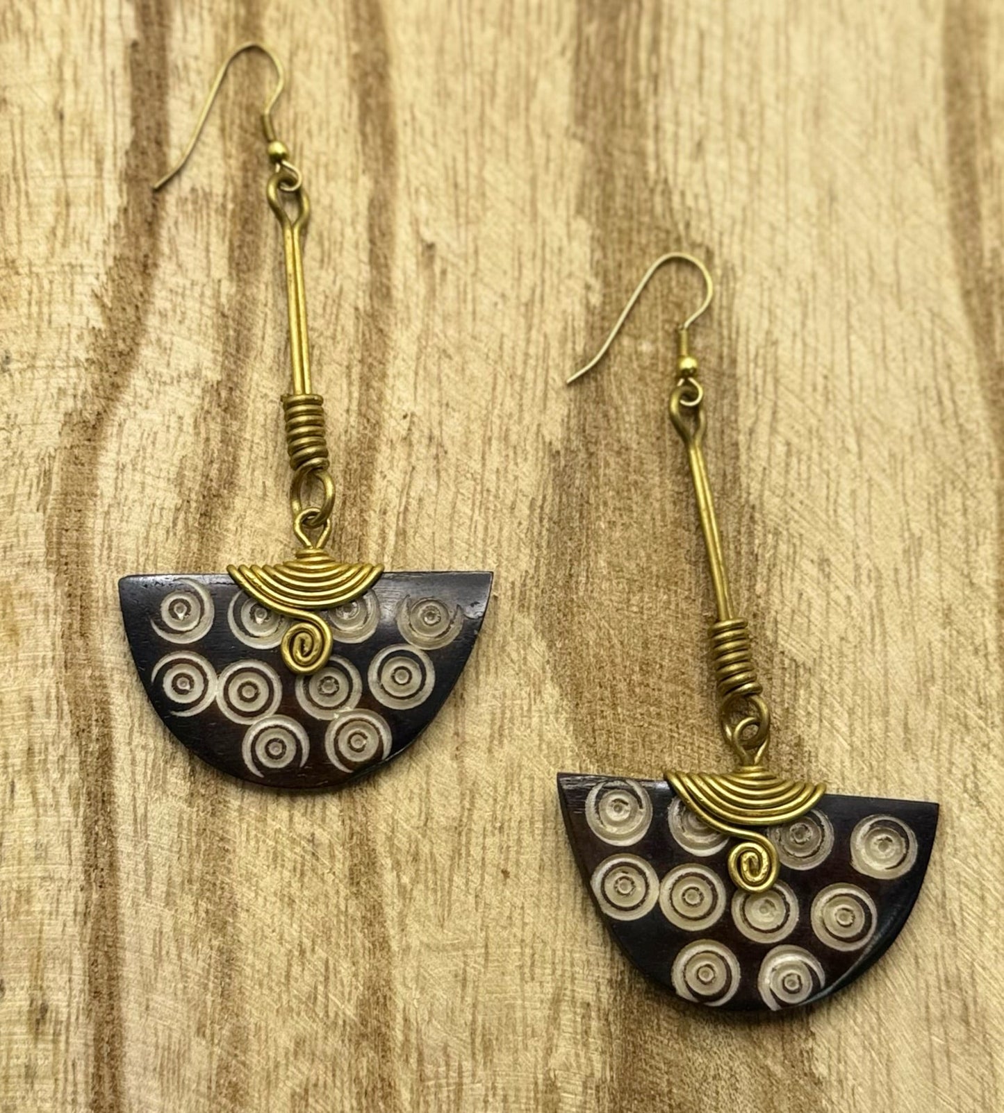 Circle Fan Earrings