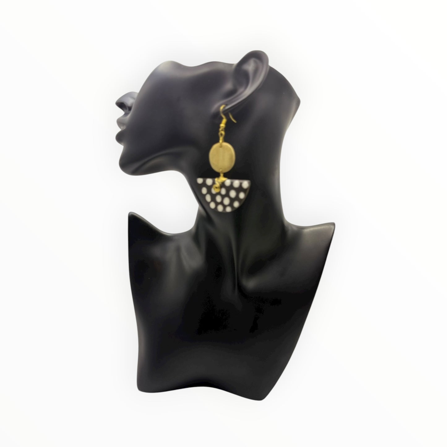 Kisiwa Half Moon Earrings