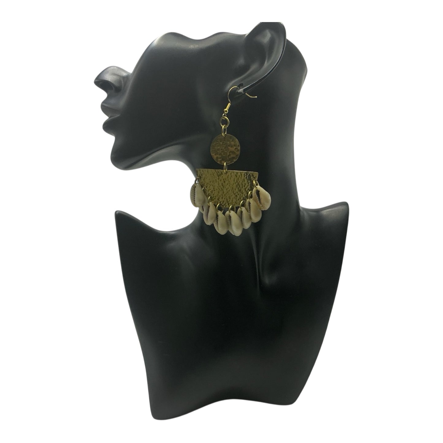 Cowrie Queen Statement Earrings