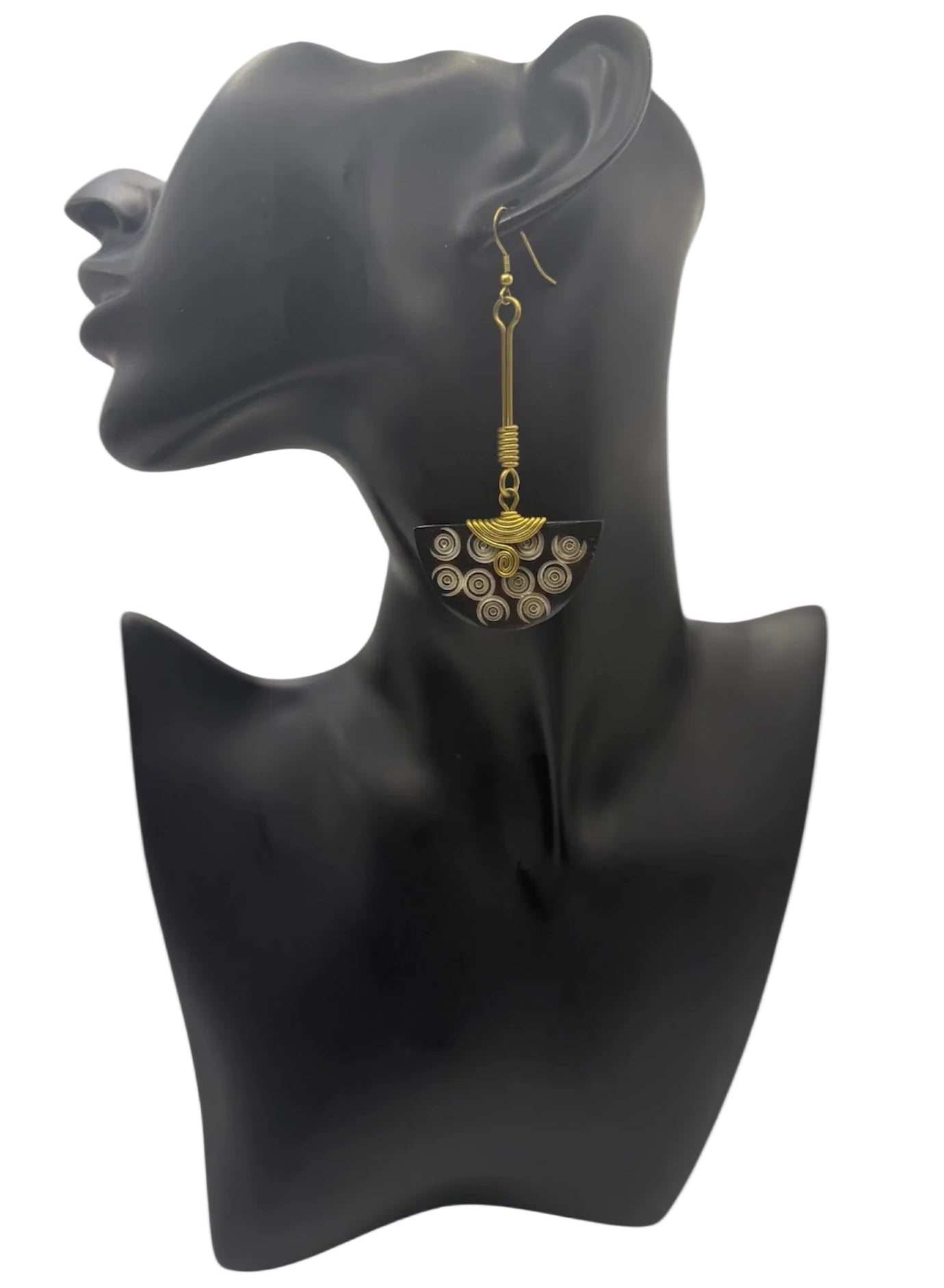 Circle Fan Earrings