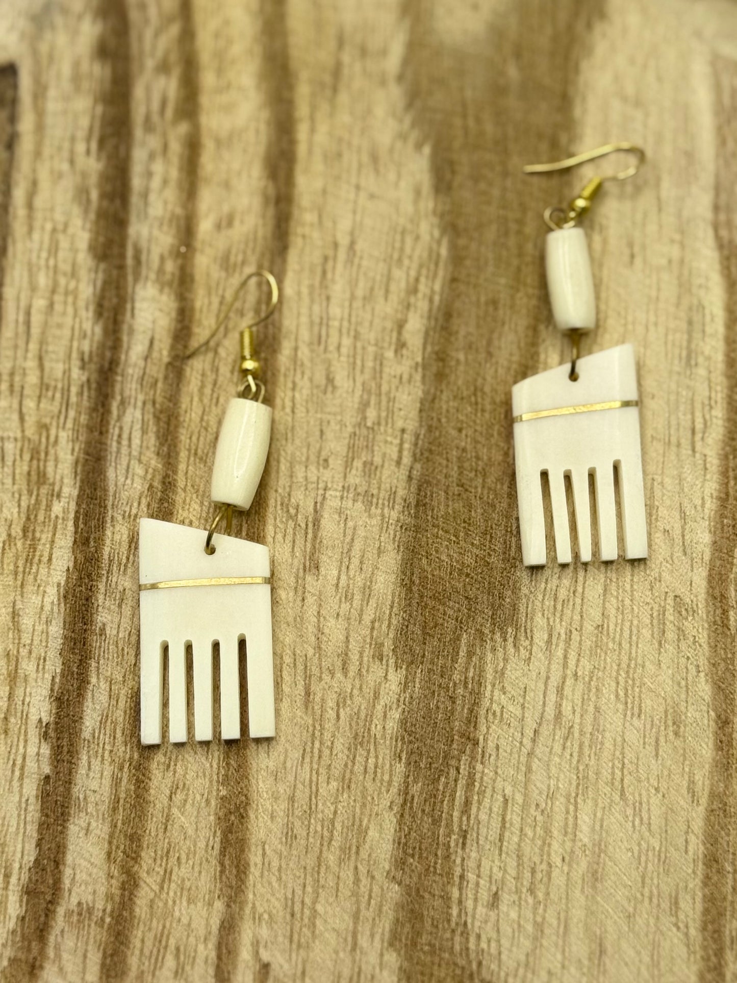 Duefe Heritage Comb Earrings