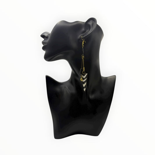 Zuri Wave Bone Earrings