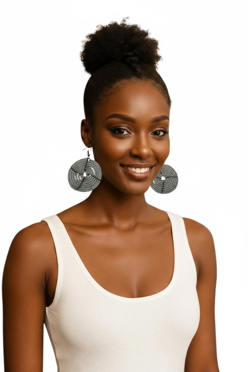 Beaded Circles Available in multiple colors)