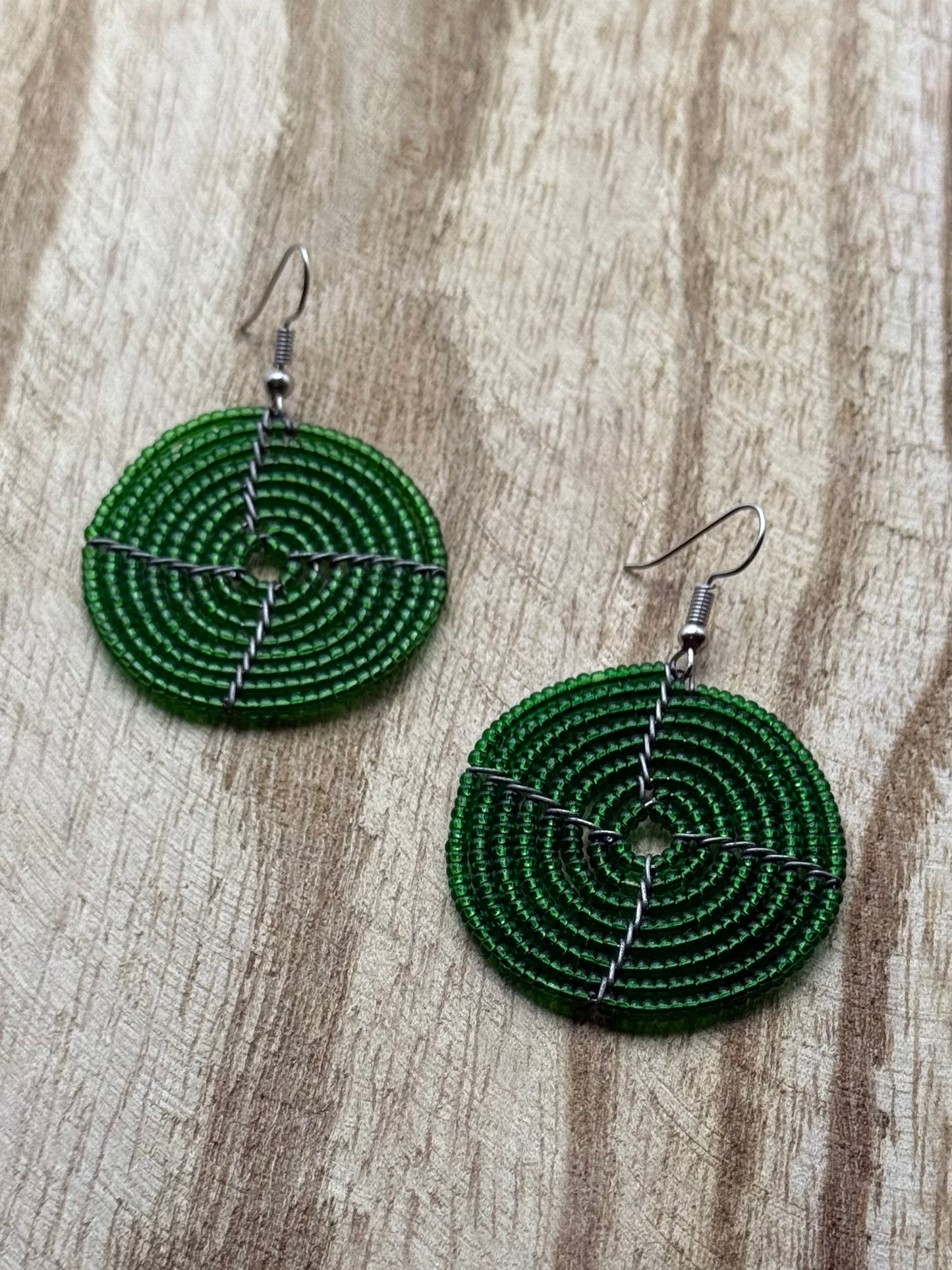 Beaded Circles Available in multiple colors)