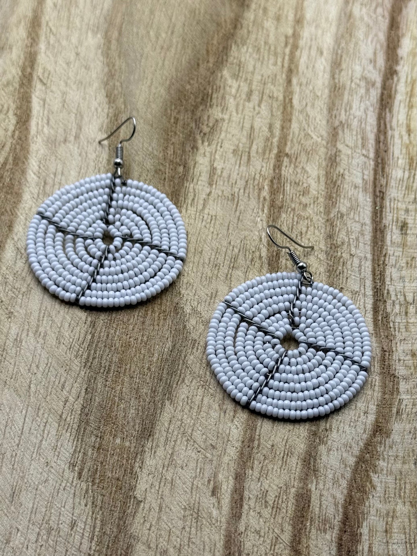 Beaded Circles Available in multiple colors)