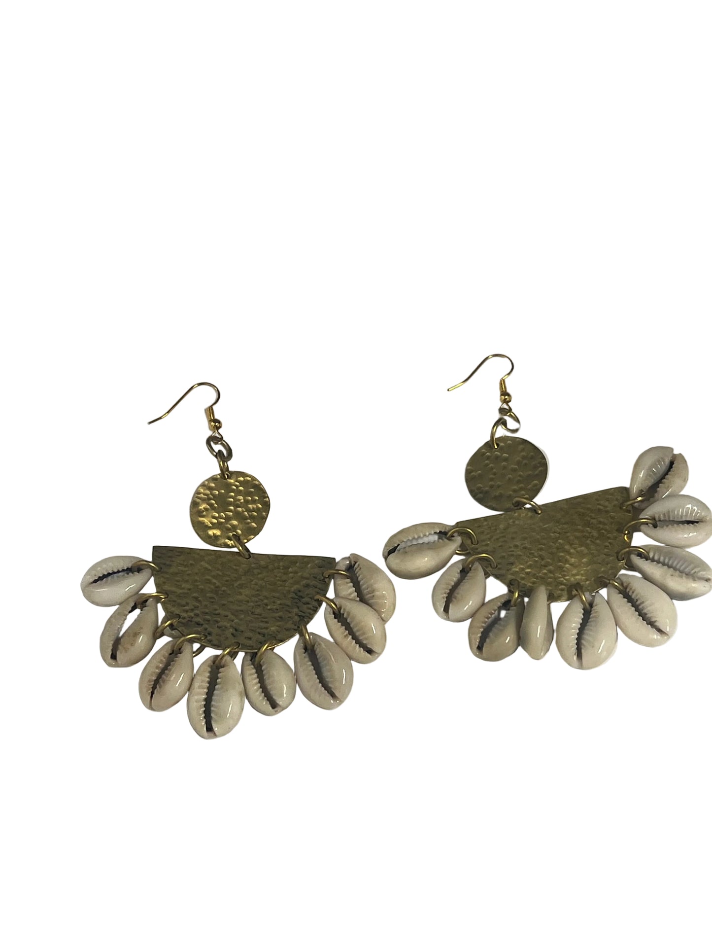 Cowrie Queen Statement Earrings