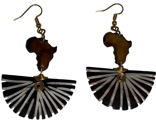 Continent Fan Earrings