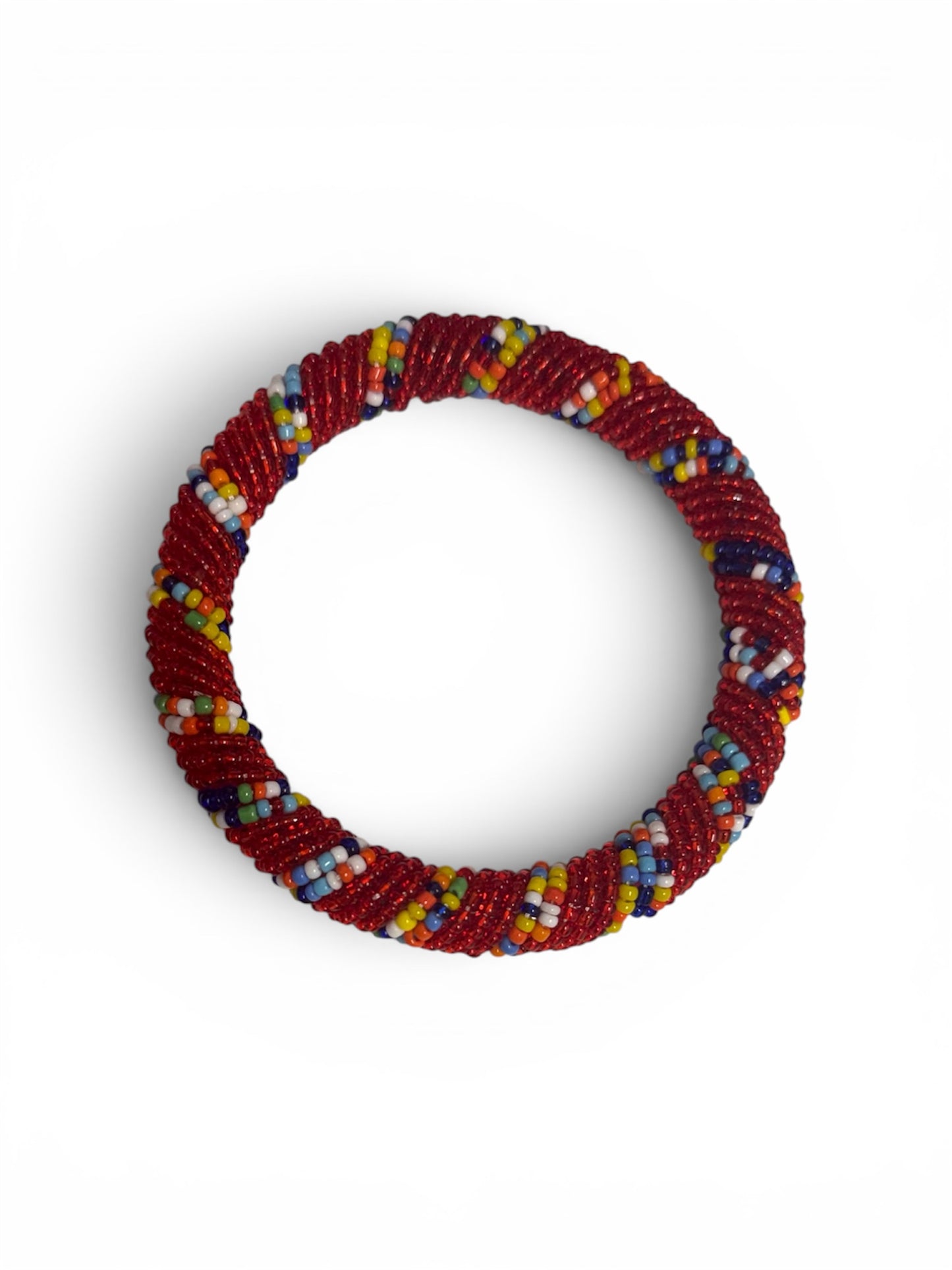 Maasai Beaded Bracelets-Multi Stripe Collection