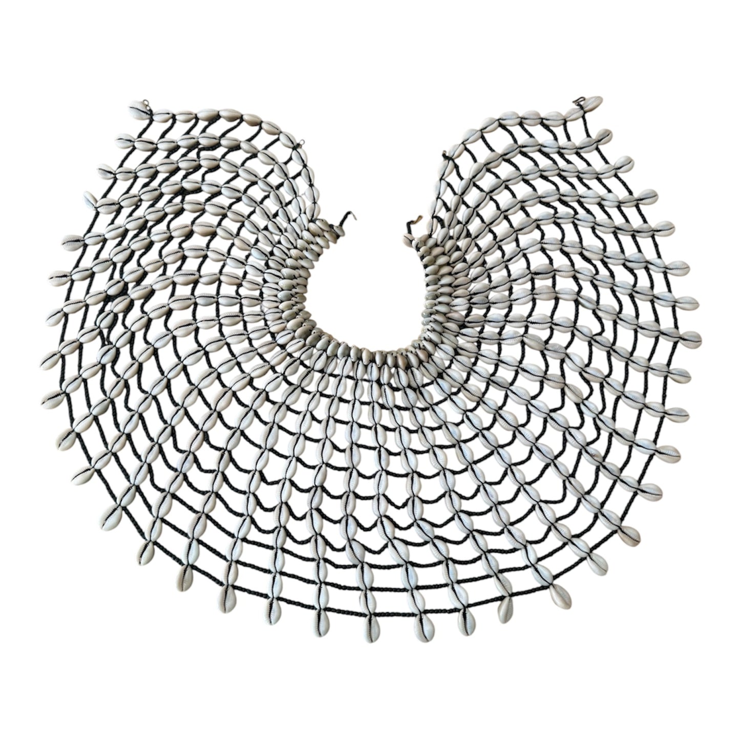 Cowrie Shell Statement Cape Collar