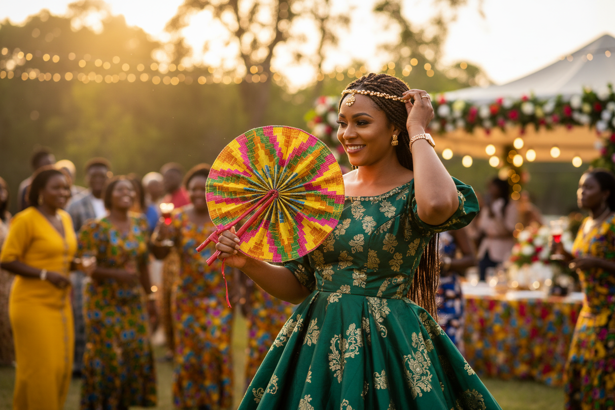 Zuri Hand Fan Lifestyle